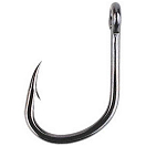 Купить Mikado HS10042-2/0-BN Cat Territory Forged Force Крючки С Одним Глазком Серебристый Black Nickel 2/0  7ft.ru в интернет магазине Семь Футов