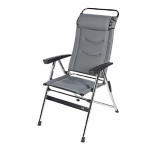 Кемпинговое кресло Kampa Dometic Quattro Milano 9120000484 590 x 1090 x 760 мм серая галька