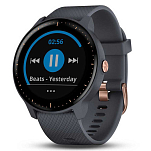 Garmin 010-01985-32 Vivoactive 3 Music Часы Черный  Rosegold / Blue