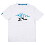 Salmo QPR038 Футболка с коротким рукавом 30th Anniversary Белая White 3XL