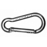 Kong italy 606722 Асимметричный открывающийся карабин Silver 12 x 120 mm 