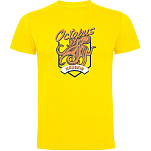 Kruskis CA65500603C070 Футболка с коротким рукавом Seafood Octopus Желтый Yellow 3XL