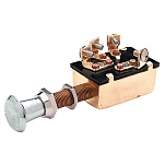 Seachoice 50-11921 Push-Pull Switch 3 Position/2 Circuits Золотистый Golden