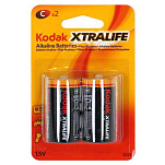 Kodak KODAK KDXLR14PB2 C LR14 Щелочные батареи 2 единицы Черный Yellow / Red