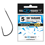 Sunset STSAL05230BN-0008 Sunhooks SW Yamame Зубчатый Крюк 20 единицы измерения Бесцветный Black Nickel 8