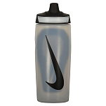 Nike N100995517318 Refuel 18oz/532ml бутылка Серебристый 173 - White / Black / Black