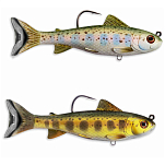 Live target TRS131MS713 Trout Parr Приманка для плавания 130 mm 35g Золотистый Gold / Olive