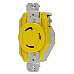 Hubbell 36-HBL26CM10 Twist-Lock Сосуд 30A 125V Желтый