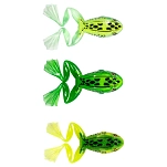 Live target FSF60T1037 Мягкий приманка Freestyle Frog 2.0 Floating 60 mm Green / White
