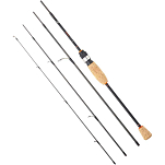 Daiwa PSO604LCF Presso Iprimi 4 Спиннинговая Удочка Разделы Черный 1.83 m 