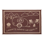 Stylish camping 672-RH8187 ковер Reversible Home  Brown / Beige 2.43 x 5.48 m