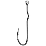 Mustad CK52SAP-TX-2-25H Kinked Popper Колючий Одноглазый Крючок Silver 2