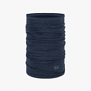 Купить Buff ® 113010.779.10.00 Шарф-хомут Merino Lightwight Solid Голубой Night Blue 7ft.ru в интернет магазине Семь Футов