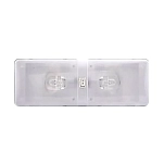 Fultyme rv 590-1110 двойной потолочный светильник для внутреннего освещения 1.4A Бесцветный White 30.48 x 10.79 x 4.68 cm