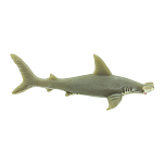 Safari ltd S100170 Hammerhead Shark Good Luck Minis Фигура Зеленый Grey From 3 Years 