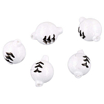 Mikado AM-SUR-KU02-13-W/B Плавающие бусины Белая  White / Black 13 mm 