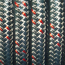 Купить Трос плетеный из Dyneema SK75 оплетка из PesHT Benvenuti SK75-P-* Ø10мм серый с красной сигнальной прядью 7ft.ru в интернет магазине Семь Футов