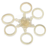 ZunZun 320720 Резиновые кольца L Бесцветный Clear L 