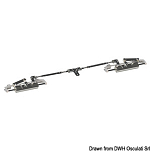 Tie bars with brackets for triple outboard engine/, 45.156.29