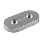 Цинковый анод Tecnoseal 02454 173x87x23мм овальный для двигателей Kamewa Jet FF375S/FF550/A40 series