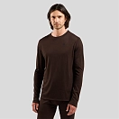 Купить Odlo 112272-30910-S Базовый слой с коротким рукавом Merino 160 Коричневый Fudge S 7ft.ru в интернет магазине Семь Футов