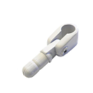 Купить Крепление зажимное поворотное из пластмассы серо-белого цвета 7ft.ru в интернет магазине Семь Футов