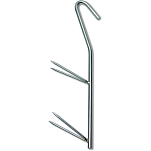 Zebco 6251011 V Smoke Hook 5 Units Серебристый  Silver