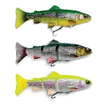 Savage gear SVS57397 Swimbait 4D Line Thru Trout Slow Sinking 180g 250 mm Golden Albino