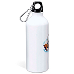 Kruskis MD4049S101C118 Sport Of Kings Алюминиевая бутылка для воды 800ml Белая White