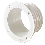 Plastimo P67307 EZ Air Прямой фитинг Бесцветный White 80 mm