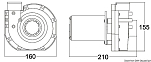 Насос-измельчитель Tecma 24 В для моделей электрических туалетов Tecma, Osculati 50.226.61