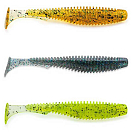 Купить Fishup FHL24-120 U Shad Мягкая приманка 101 mm  Orange Pumpkin / Black 7ft.ru в интернет магазине Семь Футов