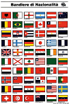 Наклейки с флагами / стран  160 x 240 см, Osculati 35.452.95