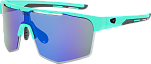 Спортивные очки GOG Athena / Matt Turquoise-Black / White-Blue Lens, e508-2