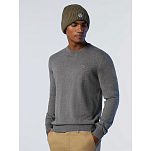 North sails 699858-0928-XL Свитер Свитер 12GG Knitwear Серый Medium Grey Melange L