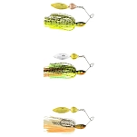 Westin P249-122-014-UNIT Spinnerbait Mvibe Pro Colorado Copper Willow Silver 3/0 14g Золотистый Headlight