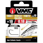 VMC 370528 Trout Sbirolino Связанные Крючки Черный Black Nickel 8 