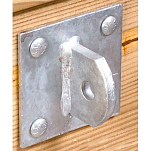 Tiedown engineering 241-26427 Commercial Male T Коннектор Серебристый 3/4´´ 