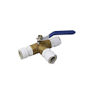 Купить Whale WX1571 QuickConnect 2-Way Valve, 15mm (Brass) 7ft.ru в интернет магазине Семь Футов
