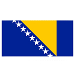 Флаг Боснии и Герцеговины гостевой Adria Bandiere BB311 20х30см