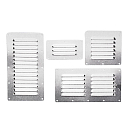 Купить Talamex 78335114 Horizontal Вентиляторная решетка 116x127 mm Серебристый Grey 7ft.ru в интернет магазине Семь Футов