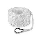 Купить Трос (конец) якорный Skipper плетеный, 10мм, нейлон 50м, белый OEM: SK-TANBR1050W в интернет магазине Семь Футов