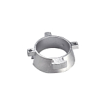 Tecnoseal 2626317A Alpha One 806105Q1 Анод из алюминиевого воротника Серебристый Silver