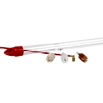 Mjoelner hunting 11017090269 Набор пластиковой штанги для чистки Cal17HMR Red / White  Hunt
