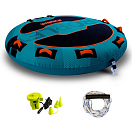 Купить Jobe 238822002-PCS. Droplet 2P Буксируемый пакет Голубой Teal / Black 2 Places  7ft.ru в интернет магазине Семь Футов