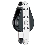 Harken 126 Одиночный большой пулевой шкив Черный Black / Silver