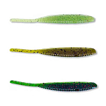 Yamamoto baits 1268L109006 Shad Shape Worm Мягкая приманка 95 mm 10 единицы Pro Blue