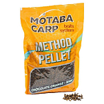 Motaba M9001155 пеллеты Method Chocolate&Orange 80g  Green / Brown 3 mm