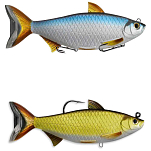 Live target GSS200MS704 Golden Shiner Приманка для плавания 200 mm 141g Gold / Black