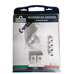 Tecnoseal 2640300 Suzuki 40-50HP Алюминиевый анод Бесцветный Silver